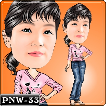 女生Q版繪圖PNW-33
